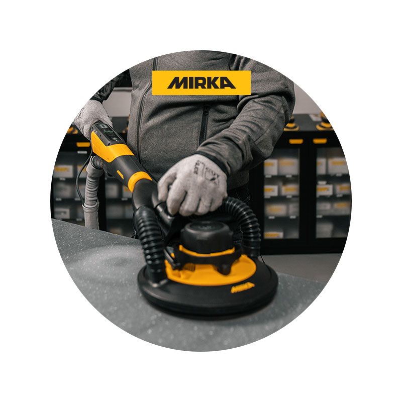 Mirka® Solid Surface Finishing and Polishing Solutions