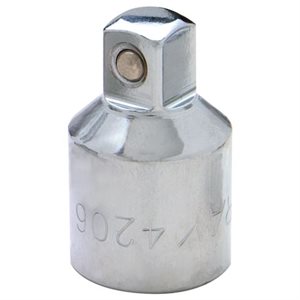 GRAY TOOLS 4206 - CHROME ADAPTER, 1 / 2" FEMALE X 3 / 8" MALE