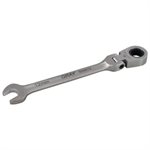 GRAY TOOLS 520010 - 10MM COMBINATION FLEX HEAD RATCHETING WRENCH, STAINLESS STEEL FINISH