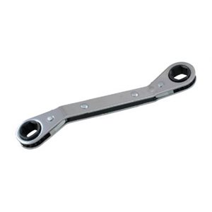 GRAY TOOLS 5205 - 3 / 4"X 7 / 8" 12 POINT, 25° OFFSET RATCHETING BOX WRENCH, MIRROR CHROME FINISH