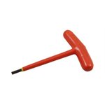 GRAY TOOLS 67606-I - 6MM T-HANDLE S2 HEX KEY, 1000V INSULATED