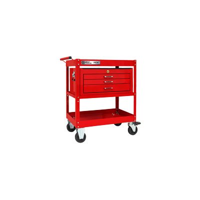 GRAY TOOLS 93515 - PRO+ SERIES UTILITY CART WITH 3 DRAWERS