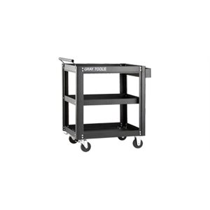 GRAY TOOLS 97503B - MARQUIS SERIES UTILITY CART WITH 3 SHELVES