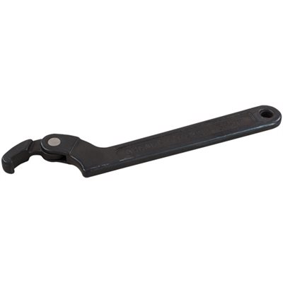 GRAY TOOLS AHS4 - ADJUSTABLE HEAD HOOK SPANNER WRENCH - 2" TO 4-3 / 4" CAPACITY