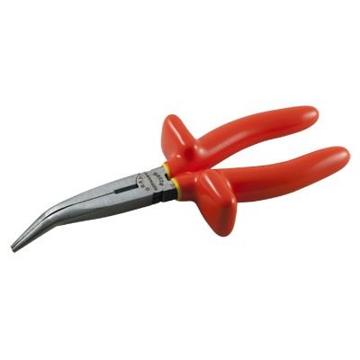 GRAY TOOLS B238B-I - NEEDLE NOSE PLIERS, 45° CURVE WITH CUTTER, 6-1 / 4" LONG, 2" JAW, 1000V INSULATED