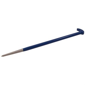GRAY TOOLS C39 - 15-1 / 4" ROLLING HEAD PRY BAR, 1 / 2" ROUND SHANK, ROYAL BLUE PAINT FINISH