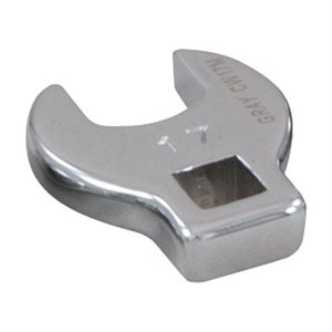 GRAY TOOLS CW10M - 3 / 8" DRIVE, 10MM OPEN END CROW FOOT WRENCH, CHROME FINISH