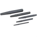 GRAY TOOLS S35P - 5 PIECE LEFT HAND, SPIRAL TAPERED FLUTE, SCREW EXTRACTOR SET