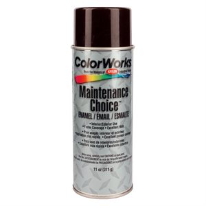 KRYLON CWBK00121 - COLORWORKS™ MAINTENANCE CHOICE™ ENAMEL, BRUN NOYER