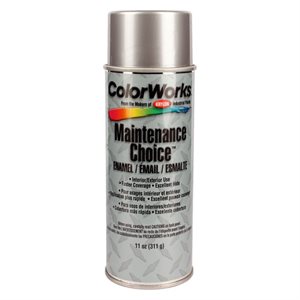 KRYLON CWBK00123 - COLORWORKS™ MAINTENANCE CHOICE™ ENAMEL, ALUMINIUM ARGENTÉ