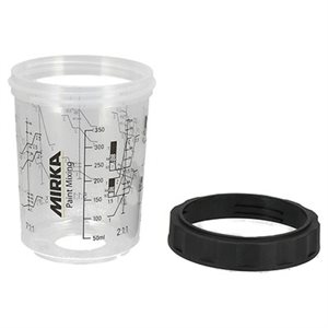 MIRKA 9190173400 – OUTER CUP WITH COLLAR FOR PCS 400 ML, QTY. 2