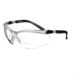 3M 7000052794 – BX READER PROTECTIVE EYEWEAR, 11375-00000-20, CLEAR LENS, SILVER FRAME,+2.0 DIOPTRE, EACH