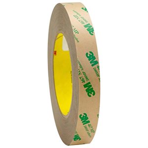 3M 7000123358 – ADHESIVE TRANSFER TAPE, 467MP, CLEAR, 2 MIL (0.05 MM), 0.5 IN X 60 YD (12.7 MM X 54.86 M)