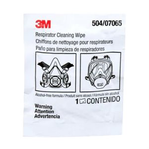 3M 7000001938 – RESPIRATOR CLEANING WIPE, 504, ALCOHOL-FREE, 1 / PACK
