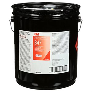 3M 7000121195 – ADHÉSIF À JOINT ET À CAOUTCHOUC NITRILE À HAUT RENDEMENT SCOTCH-WELD(MC) DE, 847, MARRON, 5 ;GALLONS