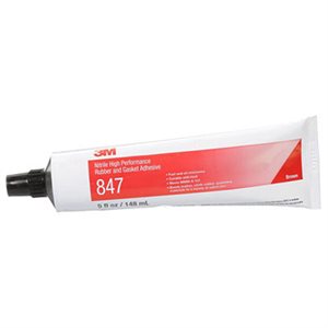 3M 7000000794 – ADHÉSIF DE GRAND RENDEMENT POUR CAOUTCHOUC ET JOINT D’ÉTANCHÉITÉ EN NITRILE SCOTCH-WELD(MC), 847, BRUN, BOUTEILLE DE 147,87 ML (5 OZ)