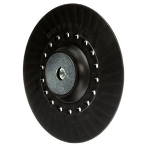 3M 7000139388 – FIBRE DISC BACK-UP PAD WITH RETAINER NUT, PP5007MSSH, BLACK, 7 IN X 5 / 8-11 IN (177.8 MM)