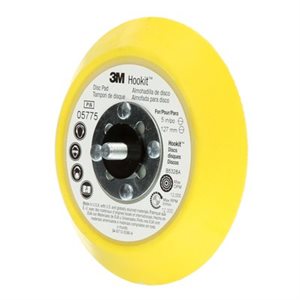 3M 7100027274 – HOOKIT™ DISC PAD, 05775, YELLOW, 5 IN X 3 / 4 IN (127 MM X 19.1 MM)