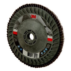 3M 7100243883 – FLAP DISC 769F AB05946, 40+, QUICK CHANGE, TYPE 27, 5 IN X 5 / 8 IN-11, 10 / CASE