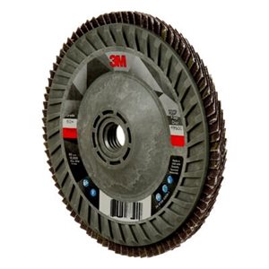 3M 7100242991 – FLAP DISC 769F AB05948, 60+, QUICK CHANGE, TYPE 29, 5 IN X 5 / 8 IN-11, 10 / CASE