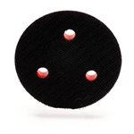 3M 7000028147 – HOOKIT™ CLEAN SANDING LOW PROFILE DISC PAD, 20350, RED, 3 IN X 1 / 2 IN (76.2 MM X 12.7 MM), 3 HOLES