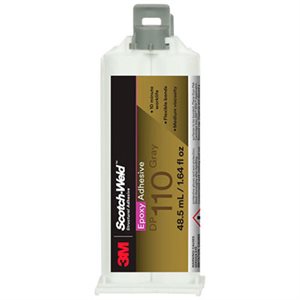 3M 7100148777 – ADHÉSIF ÉPOXYDE SCOTCH-WELD(MC), DP110, GRIS, 48,5 ML (1,71 OZ LIQ.)