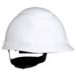 3M 7100239982 – SECUREFIT™ HARD HAT H-701SFR-UV, WHITE, 4-POINT PRESSURE DIFFUSION RATCHET SUSPENSION, WITH UVICATOR, 20 / CASE