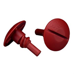 3M 7000045945 – ROLOC™ BUTTON 7, RED, 3 / 8 IN (9.53 MM)