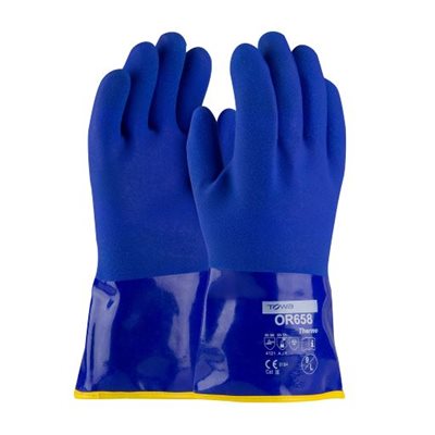 PIP GP588658DLXXL – XTRATUFF, GLOVE, COATED SUPPORTED GLOVES, SANDY FINISH, BLUE, 2XL
