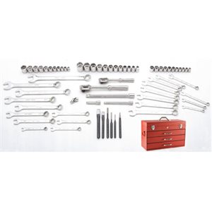 GRAY TOOLS MS1069 - 69 PIECE SAE & METRIC STARTER MASTER SET, WITH TOOL CHEST